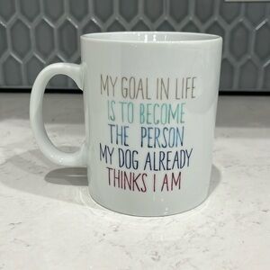 Fringe Stuido “my goal in life is to become the person…” mug